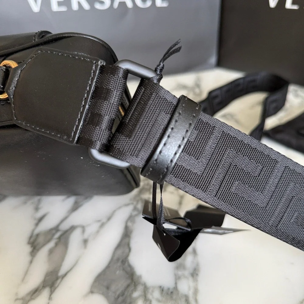 Versace greca embossed